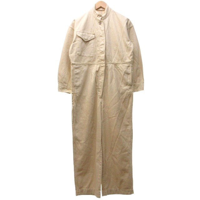 【中古】未使用品 ライト WRYHT 24SS ジャンプスーツ オーバーオール サロペット USED加工 オフホワイト 1 約S