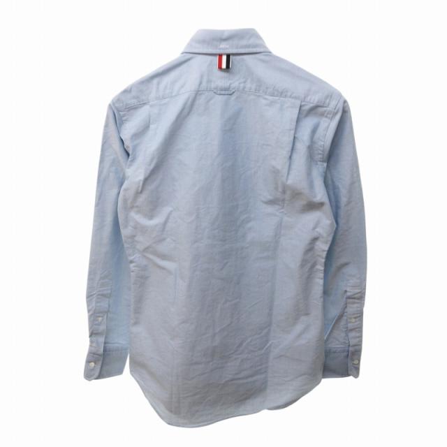トムブラウン　長袖オックスフォード　ボタンダウンシャツ　ブルー トムブラウン 長袖オックスフォード ボタンダウンシャツ ブルー THOM