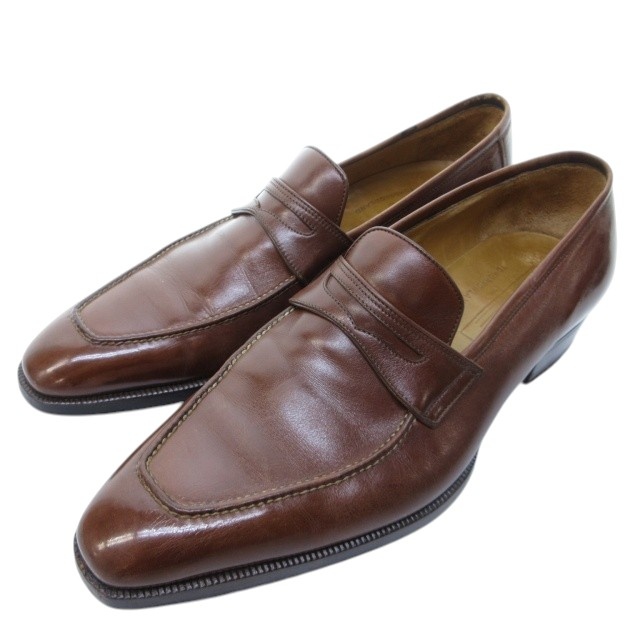 【中古】ジェイエムウエストン J.M.WESTON アストンライン 414 ローファー ビジネスシューズ レザー 39