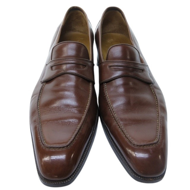 【中古】ジェイエムウエストン J.M.WESTON アストンライン 414 ローファー ビジネスシューズ レザー 39