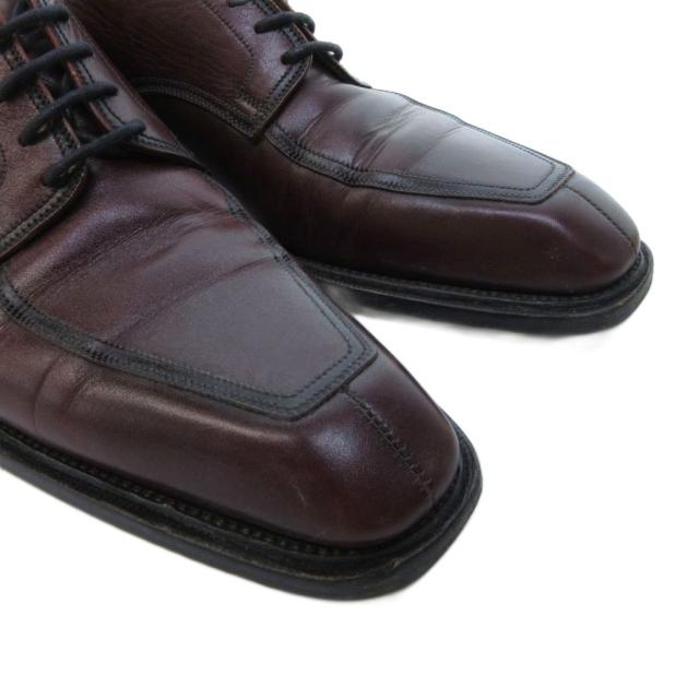 【中古】ジェイエムウエストン J.M.WESTON ビジネスシューズ 外羽根 レザー 6 26.0cm 茶 ブラウン 0819 IBO77