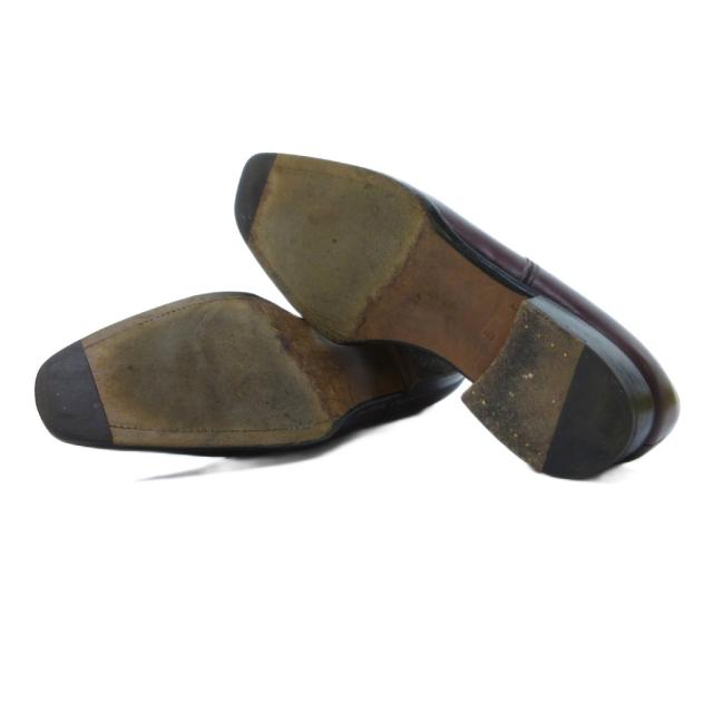 【中古】ジェイエムウエストン J.M.WESTON ビジネスシューズ 外羽根 レザー 6 26.0cm 茶 ブラウン 0819 IBO77