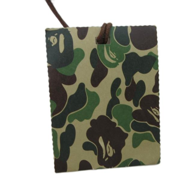 Mr. BATHING APE エイプ ネクタイ 迷彩 グリーン　サッカー生地 APE エイプ カモフラ 迷彩 シルクネクタイ 日本製 Mr