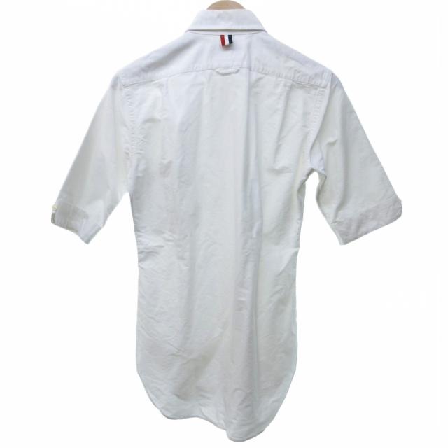 中古】トムブラウン THOM BROWNE ボタンダウンショートスリーブシャツ