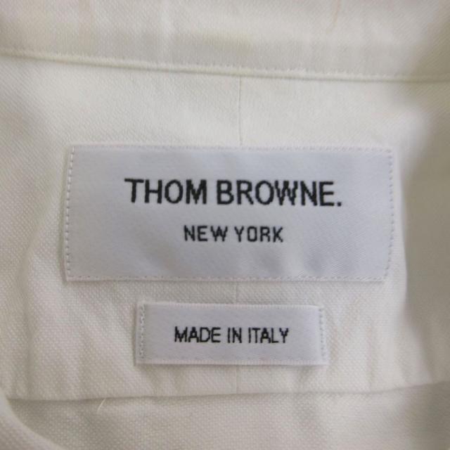 中古】トムブラウン THOM BROWNE ボタンダウンショートスリーブシャツ