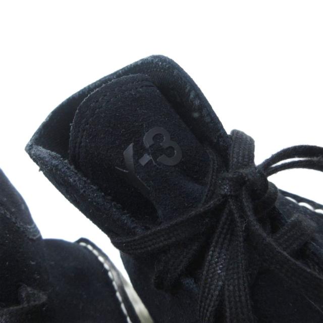 【中古】ワイスリー Y-3 美品 KYASU HI スニーカー シューズ 厚底 ハイカット ブラック ホワイト 23.5cm IF0750