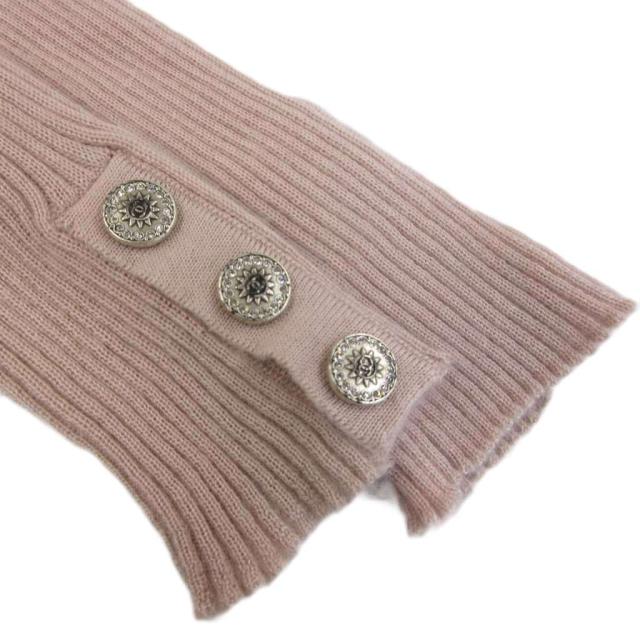 中古】シャネル CHANEL カシミヤシルク リブニット セーター 長袖 V