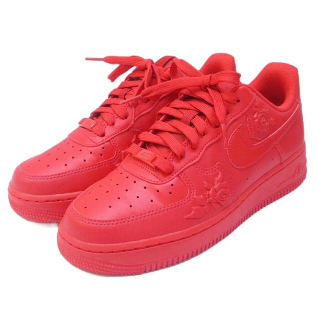 【中古】ナイキ NIKE W AIR FORCE 1 LOW RED ROSES エアフォース1 レッドローズ スニーカー HF2016-600 24.5cm IBO83