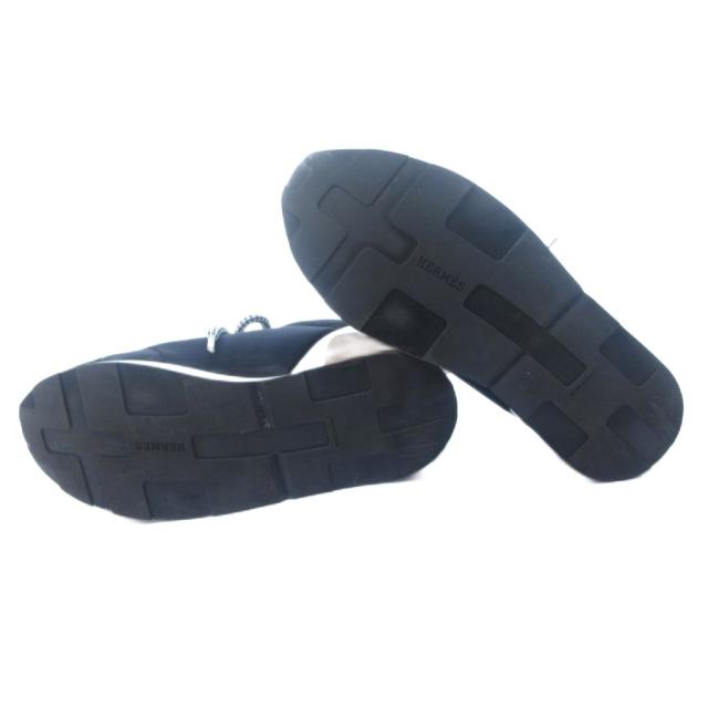 中古】エルメス HERMES マイルス ネオプレン スニーカー シューズ