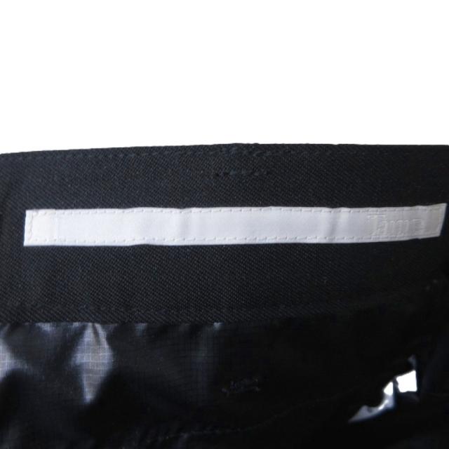 【中古】未使用品 タム Tamme タグ付き 25AW コンバットスラックス パンツ ワイド ウール 黒 ブラック 1 約S 25A0260_6