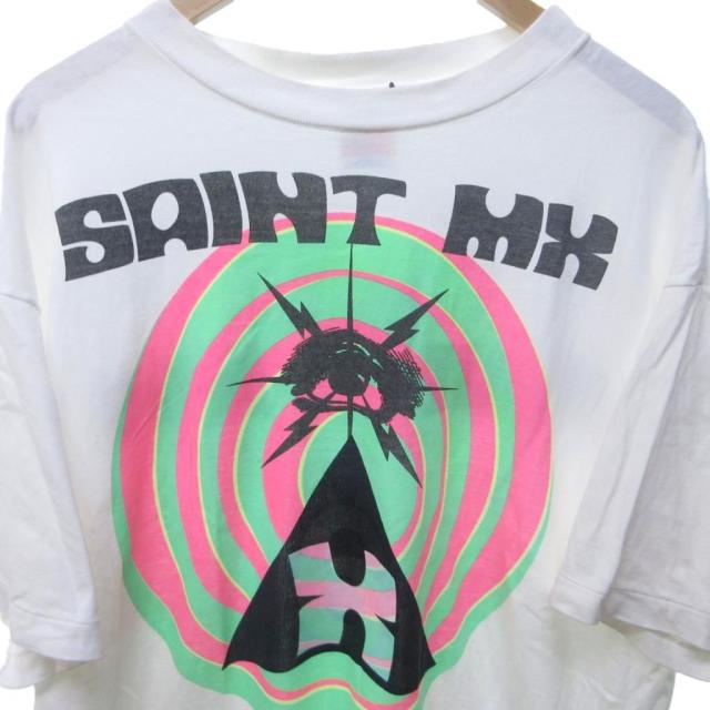 【中古】セントマイケル SAINTMICHAEL 25AW SAINT MX SS TEE WHITE ROYAL FLASH Tシャツ カットソー ホワイト XL_2
