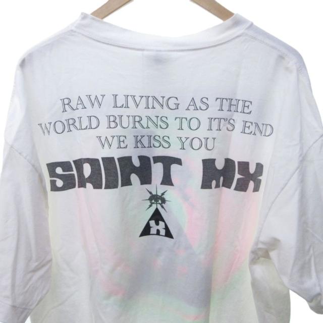 【中古】セントマイケル SAINTMICHAEL 25AW SAINT MX SS TEE WHITE ROYAL FLASH Tシャツ カットソー ホワイト XL_4
