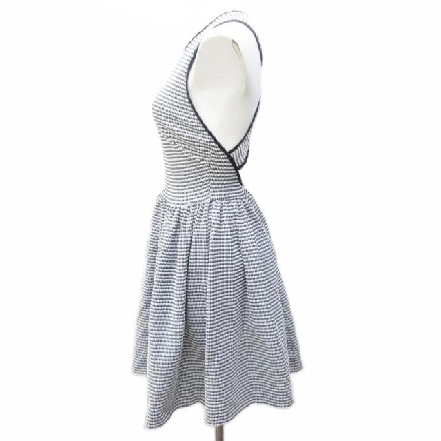 中古】ミュウミュウ miumiu 美品 2018 ワンピース チェック調 フレア