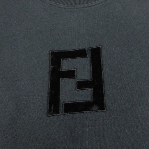 中古】フェンディ FENDI maglia ベロア ズッカ FFロゴ 刺繍 トレーナー