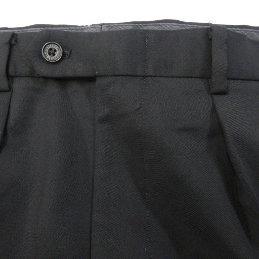 【中古】バーバリーブラックレーベル BURBERRY BLACK LABEL スーパー120's シングルスーツ セットアップ 42 L IBO85_7