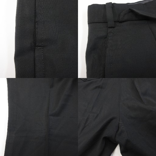 【中古】バーバリーブラックレーベル BURBERRY BLACK LABEL スーパー120's シングルスーツ セットアップ 42 L IBO85_8