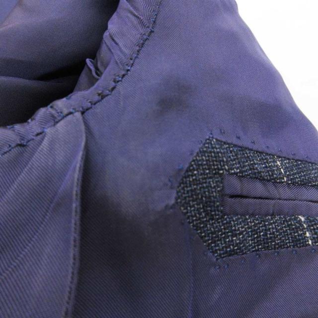 【中古】ブリッラ ペル イル グスト Brilla per il gusto F.LLI CERRUTI 生地 テーラードジャケット 金ボタン 48_8
