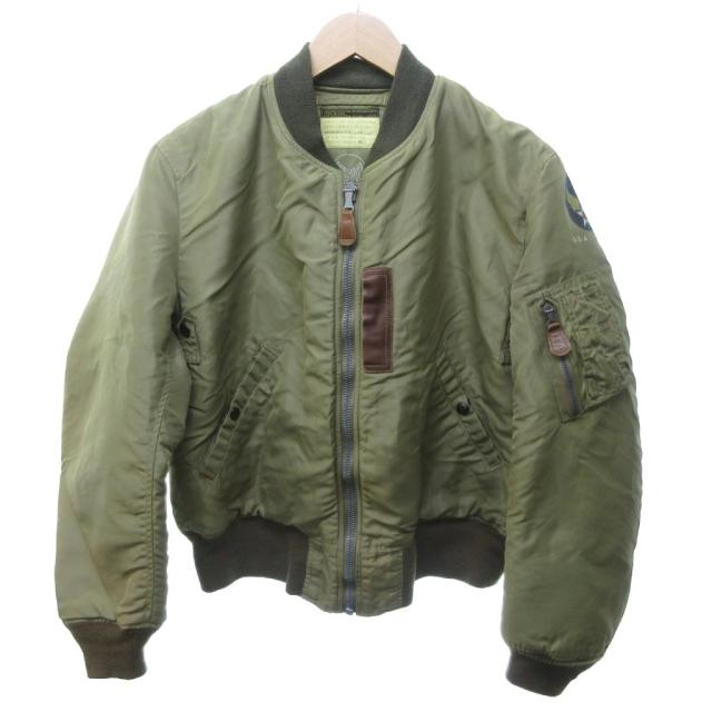 【中古】バズリクソンズ BUZZ RICKSON’S BR11311 B-15C フライトジャケット ミリタリージャケット CROWN社ジップ