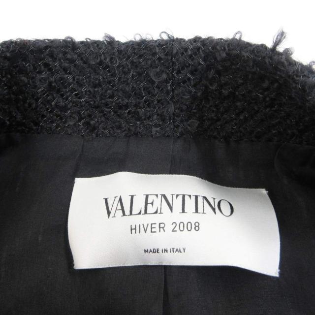 【中古】ヴァレンティノ HIVER2008 セットアップ スカートスーツ ツイード モヘア ウール混 ジャケット 10 IBO89_3