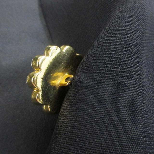 【中古】ミュウミュウ miumiu ラップスカート 巻きスカート ビジュー ボタン 装飾 ひざ丈 36 約XS MG984 1M4F IBO89_6