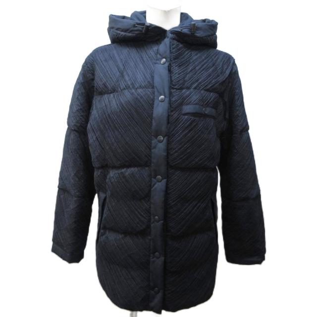 中古】イッセイミヤケ 99AW 90's プリーツ加工 ダウンコート ダウン