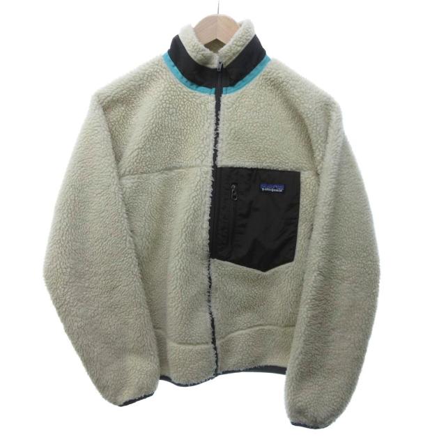 【中古】パタゴニア Patagonia クラシックレトロX フリースジャケット フルジップ ボア 白 ホワイト XS 23055FA11