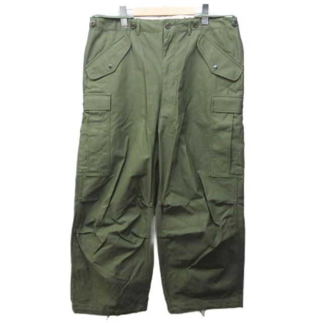 【中古】未使用品 ワイパー WAIPER.inc タグ付 米軍 フィールドカーゴパンツ オープンボタン M-1951 L WP1107