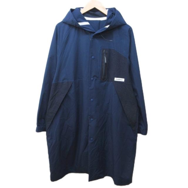 【中古】グラミチ GRAMICCI × SATOSHI YAMANE 山根敏史 コラボ 19SS シームレスフードコート ジャケット ロング