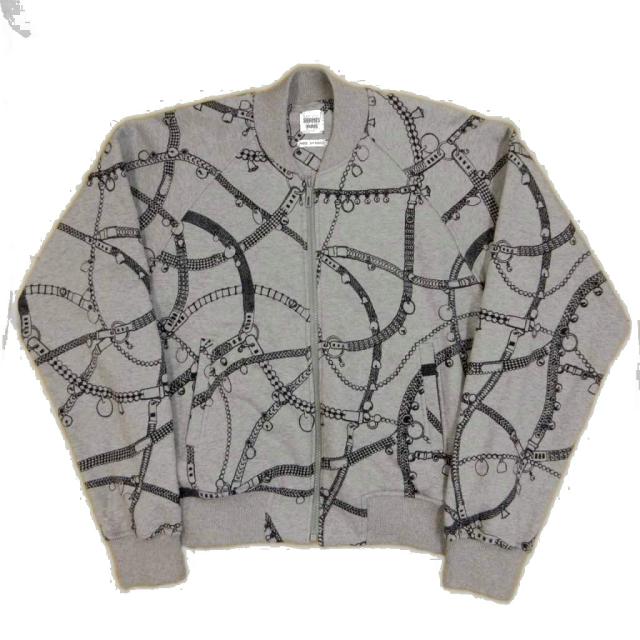 【中古】エルメス HERMES 美品 2022 Tresor de Medor スウェットブルゾン トレゾール・メドール ジップアップ 38