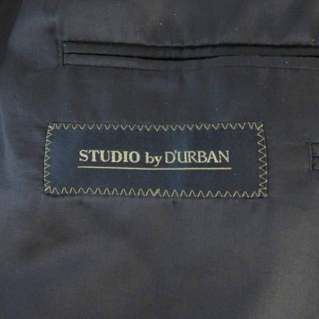 【中古】ダーバン DURBAN × ロロピアーナ 美品 テーラードジャケット ノッチドラペル 2B シングル ビジネス ウール_6
