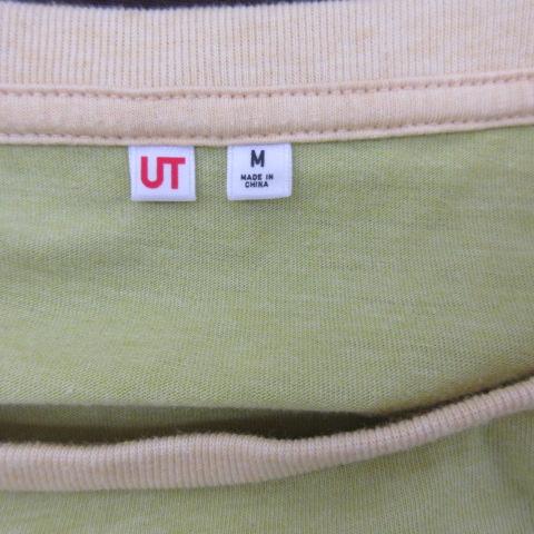 中古 ユニクロ Uniqlo Ut スヌーピー プリント Tシャツ 半袖 カットソー 丸首 M 黄緑 レディース C31 の通販はau Pay マーケット ブランド古着のベクトル