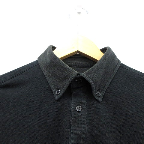 中古 ラコステ Lacoste ポロシャツ カットソー 長袖 ボタンダウン ロゴ 鹿の子 4 黒 メンズ メンズの通販はau Wowma ブランド古着のベクトル