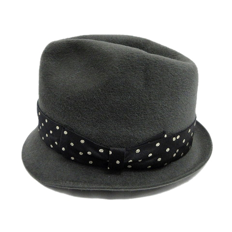 中古 ワコマリア 東京ハットロッカーズ Wacko Maria 東京hatrockers ドット リボン ラビットファー 中折れ ハットの通販はau Pay マーケット ブランド古着のベクトル