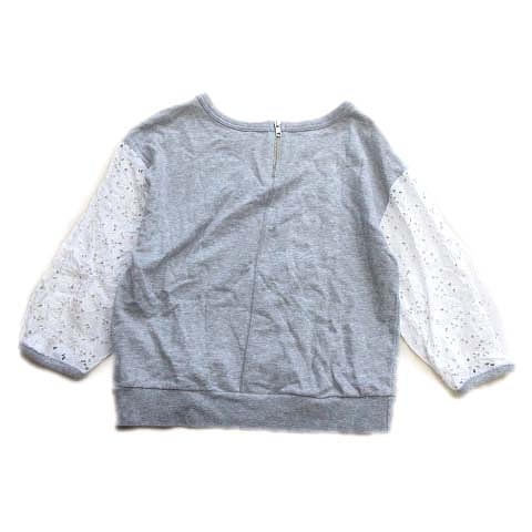 中古 スピック スパン Spick Span Tシャツ カットソー レース切替 スウェット グレー 白 レディース ６ の通販はau Pay マーケット ブランド古着のベクトル