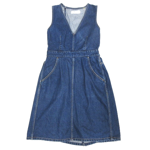 中古 トーガ Toga Archives デニム ノースリーブ ロング ワンピース カットソー Vネック Ta62 Fh0 M ７ の通販はau Pay マーケット ブランド古着のベクトル