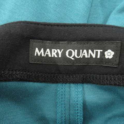 中古 マリークワント Mary Quant リボン ノースリーブ ワンピース ボタン M 青緑系 グレー ブラック の通販はau Pay マーケット ブランド古着のベクトル