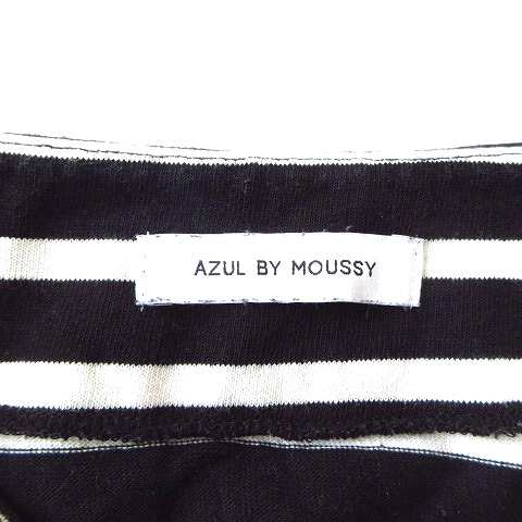 中古 アズールバイマウジー Azul By Moussy ボーダー ワイド Tシャツ ワンピース ひざ丈 スカート M 黒 白の通販はau Pay マーケット ブランド古着のベクトル