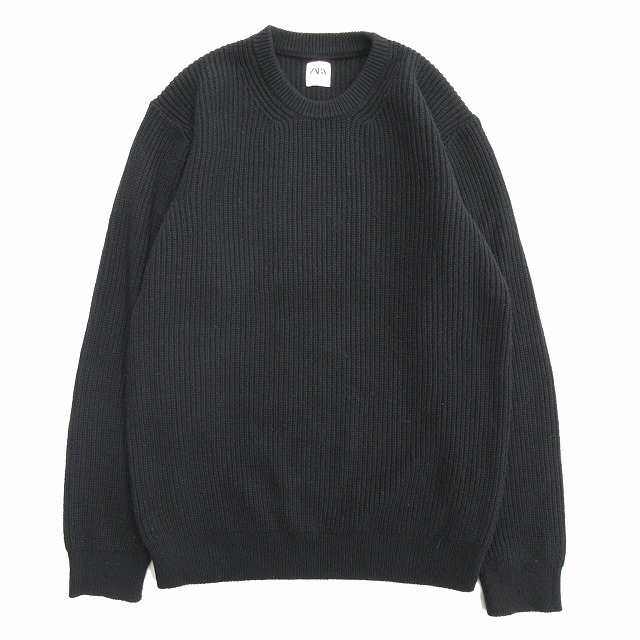 中古 ザラ Zara オーバーサイズ ニット セーター 長袖 ウール ブレンド Xl 黒 ブラック メンズ メンズの通販はau Pay マーケット ブランド古着のベクトル