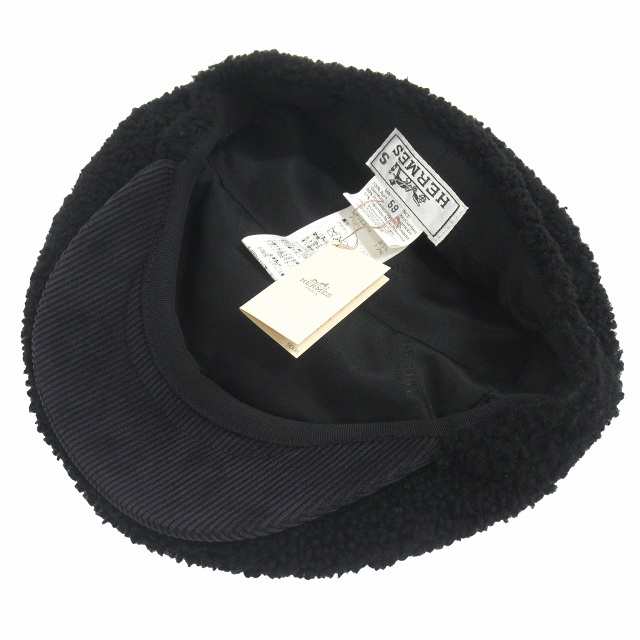 HERMES(エルメス) キャップ 58 - 黒 レザー villededakar.sn