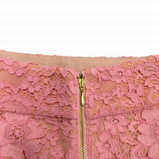 中古】美品 18AW イエナ IENA レースタイトスカート ロング 花柄
