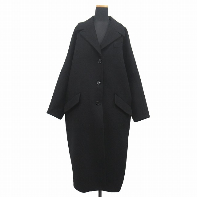 【中古】極美品 22AW エムエムシックス メゾンマルジェラ MM6 Maison Margiela ウールツイル ロング バレル コート ｜au  PAY マーケット