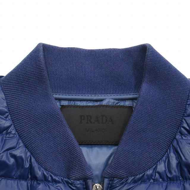 中古】18ss プラダ PRADA ダウン ジャケット ブルゾン 三角ロゴ