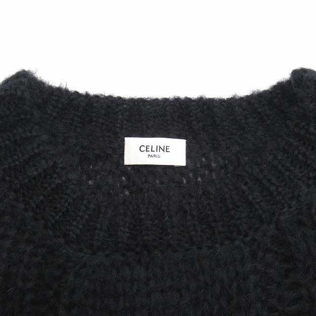 中古】美品 22aw セリーヌ CELINE ボクシー アラン モヘア ニット