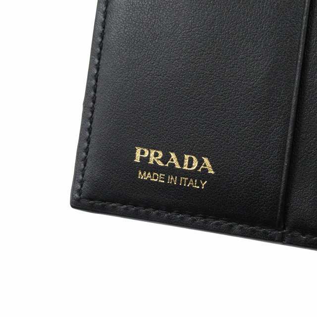 PRADA プラダ サフィアーノ レザー 財布 ホワイト コンパクト 美品