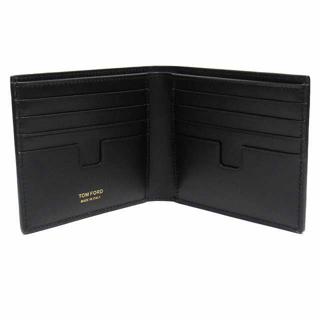 【中古】未使用品 23aw トムフォード TOM FORD クロコダイル 型押し レザー 二つ折り 財布 札入れ カードケース▼８ ｜au PAY  マーケット