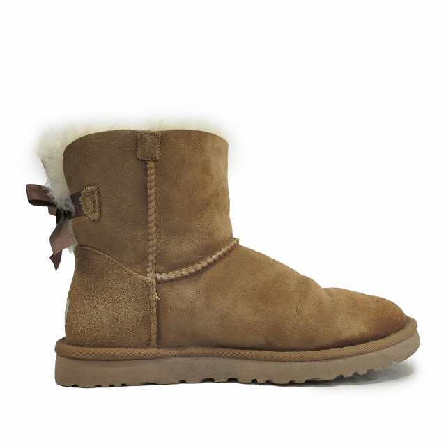 中古】アグ オーストラリア UGG australia ムートン レザー リボン