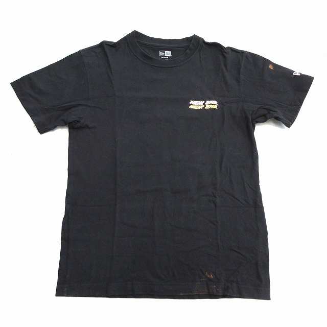 中古】ニューエラ NEW ERA ロゴ バック プリント Tシャツ カットソー