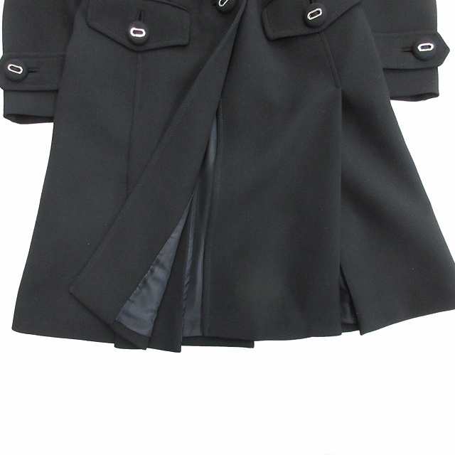 中古】美品 17aw プラダ PRADA ステンカラー ウール フレア コート