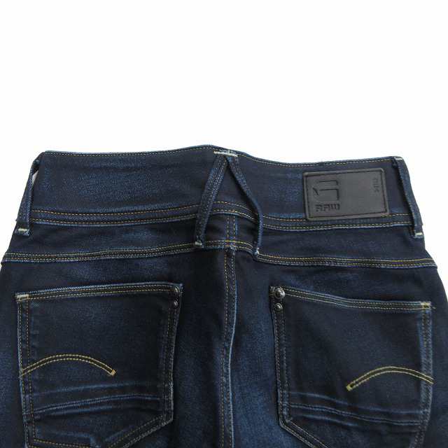 中古】美品 ジースターロウ G-Star RAW LYNN MID SKINNY WMN スキニー