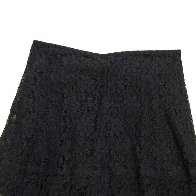 【中古】美品 12aw トリココムデギャルソン tricot COMME des GARCONS エンブロイダリー レース フレア スカート ｜au  PAY マーケット